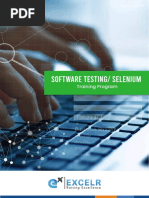 Software Testing/ Selenium: Training Program