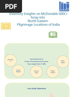 Inventory Insights On Mcdonalds 600Cr Foray Into North Eastern Pilgrimage Locations of India