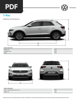 T Roc Dimensions