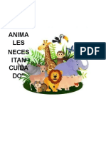 Proyecto Los Animales Necesitan Cuidado