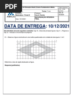 DATA DE ENTREGA: 10/12/2021: Recuperação Intensiva Final