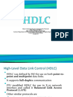 Lecture 15 Data Communication & Computer Network, HDLC