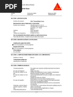 Sika® Desmoldante Acua: Hoja de Datos de Seguridad