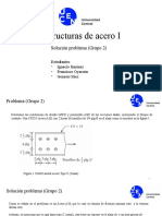 Estructuras de Acero I: Solución Problema (Grupo 2)