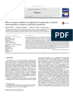 Effect of Organic Modifiers On Dispersion of Organoclay in Polymer Nanocomposites To Improve Mechanical Properties