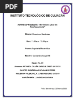 Práctica No. 3. - Movimiento Libre Sin Amortiguamiento