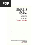 Historia Social. Concepto Desarrollo Kocka