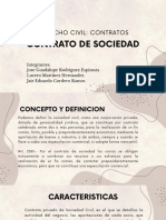 Derecho Civil: Contratos: Contrato de Sociedad