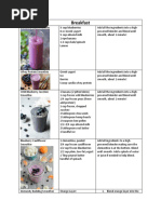 Low Cholesterol Meal Plan