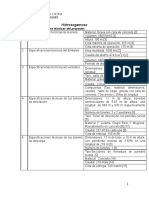 Especificaciones Técnicas Del Proyecto:: Hidrosogamoso