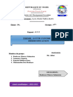 Exposé LUTTE CONTRE LA DESERTIFICATION