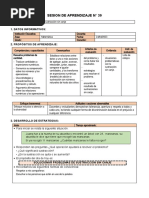 2° Grado - Sesiones Del 24 Al 28 de Abril