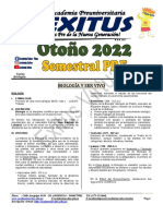 Biología Y Ser Vivo: Academia Preuniversitaria Exitus Otoño 2022