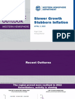 Slower Growth Stubborn Inflation: APRIL 3, 2023