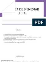 Pruebas de Bienestar Fetal