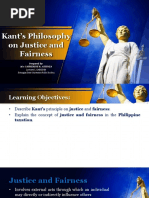 Module 3 Kant's Philosophy On Justice and Fairness