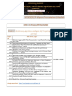 Day 1 and Day 2: CISES2023: Paper Presentation Schedule