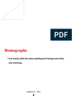 Homorgraph Lesson (Grade IV) Canva Presentation