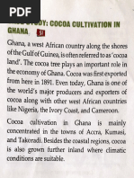 Case Study: Cocoa Cultivation in Ghana: Cocoa Along With Other West African Countries