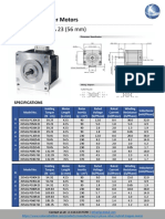 NEMA 23 1.8° Hybrid Stepper Motor Catalog