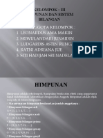 PW Himpunan Dan Sistem Bilangan Kelompok III