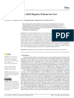 Applied Sciences: A Novel Cross-Latch Shift Register Scheme For Low Power Applications