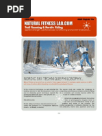 Nordic Ski Technique Philosophy... : Trail Running & Nordic Skiing