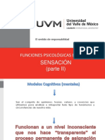 Funciones Psicológicas Básicas Sensación