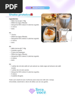 Receita Presente - Shake Proteico