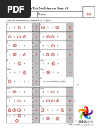 Student No. - Name: IESO2016 Written Test No.2 Answer Sheet #1