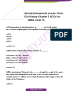 Explore The Nationalist Movement in Indo-China Class 10 Mcqs History Chapter 2 Mcqs For Cbse Class 10