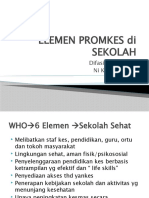 ELEMEN PROMKES Di SEKOLAH