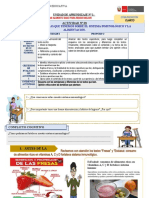 Actividad #03: Compartimos Las Ideas Que Tenemos Sobre El Sistema Inmunológico Y La Alimentación