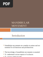 8-Mandibular Movement