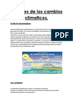 Factores de Los Cambios Climaticos