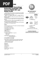 NCP360, NCV360 USB Positive Overvoltage Protection Controller With Internal PMOS FET and Status FLAG