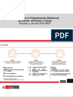 Criterios para La Programación Multianual de Bienes, Servicios y Obras