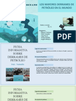 Los Mayores Derrames de Petróleo en El Mundo: Grado y Sección: 4to A