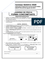 Processo Seletivo 2020: Forma Concomitante