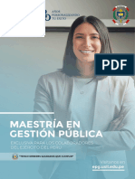 Brochure - Epg - Maestría en Gestión Pública - Ejercito Del Perú