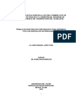 Principales Dificultades en La Lectura A Primera Vista de Los Estudiantes de Piano de Iii A Vi Semestre Del Programa de Licenciatura en Musica Del Conservatorio Del Tolima