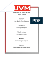 Actividad 3 Tecnología Disruptiva Transformar para Impactar