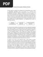 Resumen de La Triada Cognitiva. Clusters de Procesamiento, Mediación e Ideación