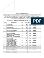 BANDLAGUDA SHUBHAN COLONYl Abstrct Estimation