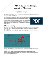 The DCS AIM-7 Sparrow: Range, Geometry, Phoenix