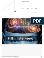 Fifth Interview