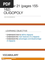 EC2 Economics Chapter 21 - Oligopoly 155-162