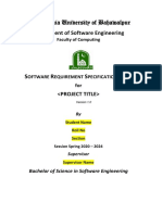 The Islamia University of Bahawalpur: Department of Software Engineering