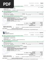 Fatura-Recibo - Ato Isolado: Original