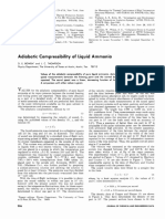 Adiabatic Compressibility of Liquid Ammonia